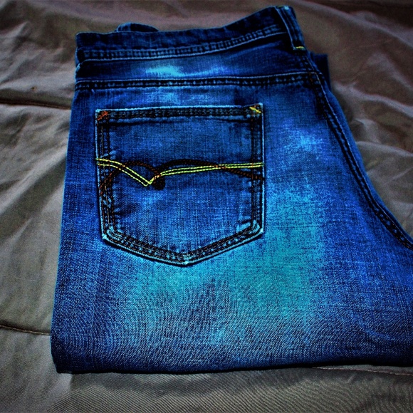 Mavi Matt relaxed Boot Cut Men's Jeans Sz 33/34 - Picture 4 of 6